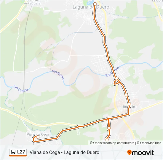 L27 Bus Line Map