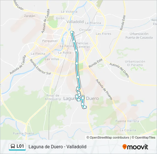 L01 Bus Line Map