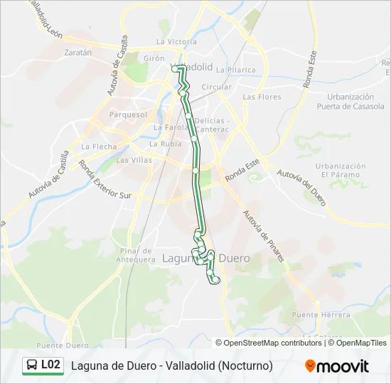 L02 Bus Line Map