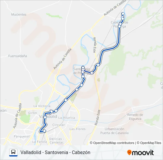 VACL-053 Bus Line Map