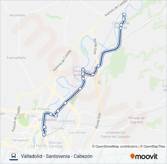 VACL-053 Bus Line Map