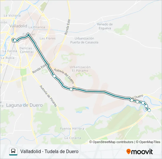 VACL-151 Bus Line Map