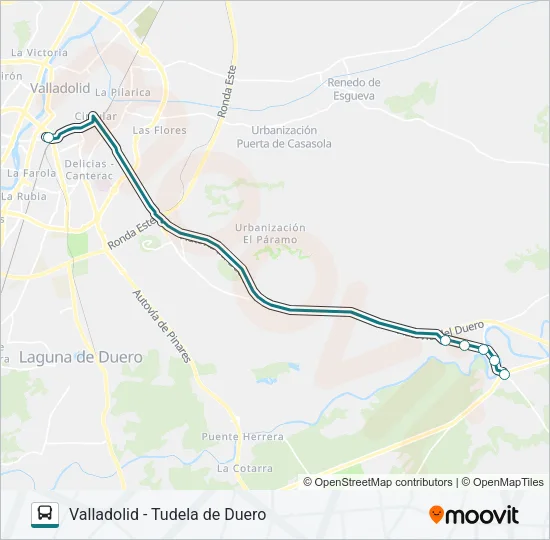 VACL-151 Bus Line Map