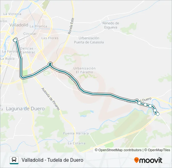 VACL-151 Bus Line Map
