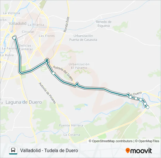 VACL-151 Bus Line Map