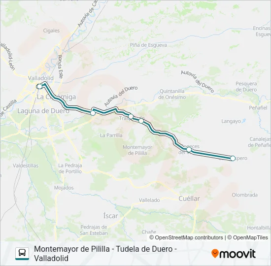 VACL-151 Bus Line Map