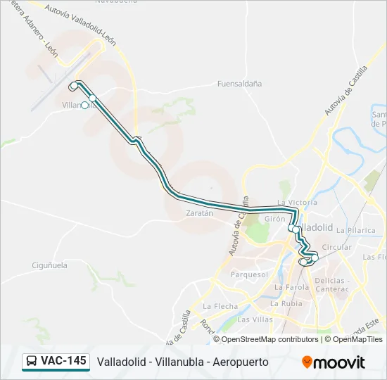 VAC-145 Bus Line Map