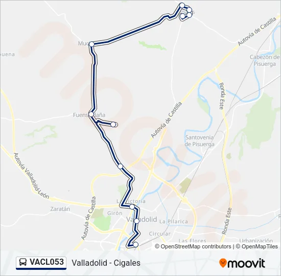VACL053 Bus Line Map