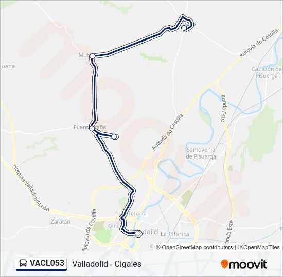 VACL053 Bus Line Map