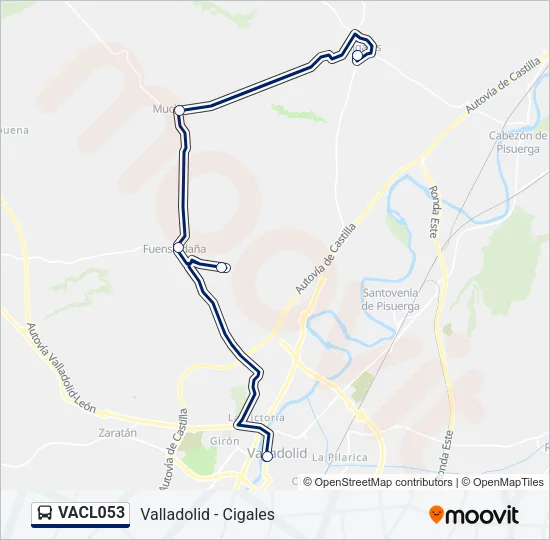 VACL053 Bus Line Map