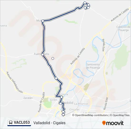 VACL053 Bus Line Map
