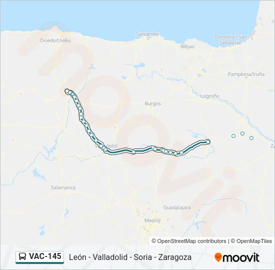 VAC-145 Bus Line Map