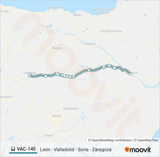 VAC-145 Bus Line Map
