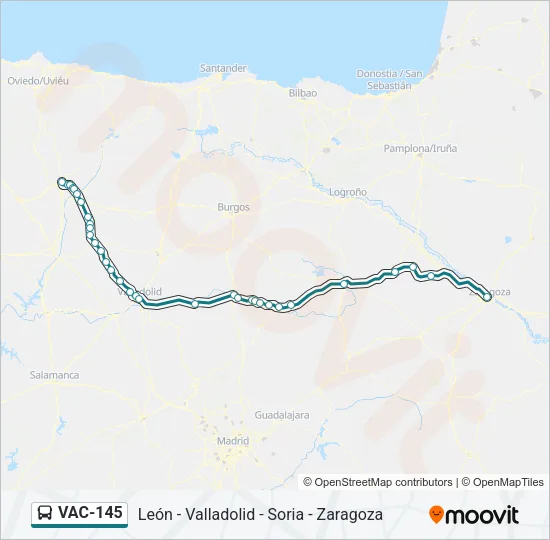 VAC-145 Bus Line Map