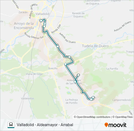 VACL-126 Bus Line Map