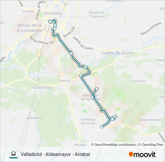 VACL-126 Bus Line Map