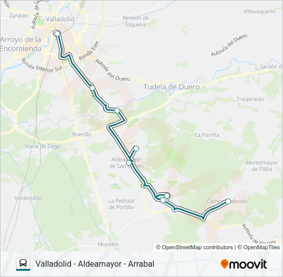 VACL-126 Bus Line Map