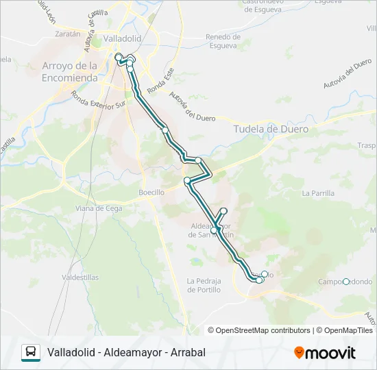 VACL-126 Bus Line Map