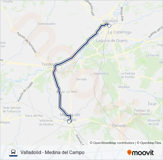 VACL-053 Bus Line Map