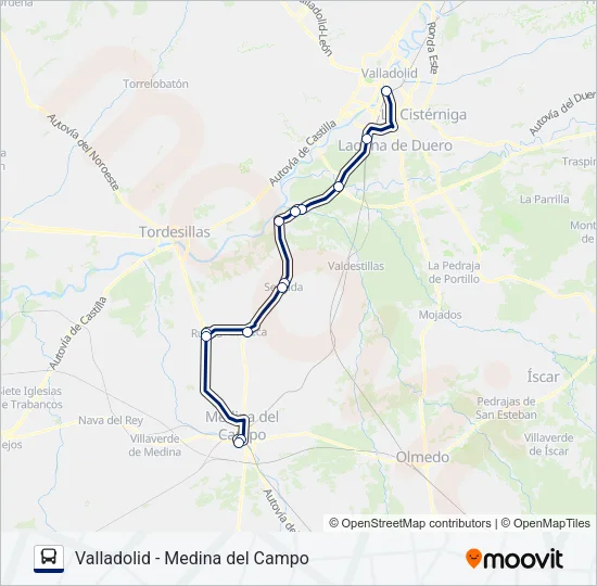 VACL-053 Bus Line Map