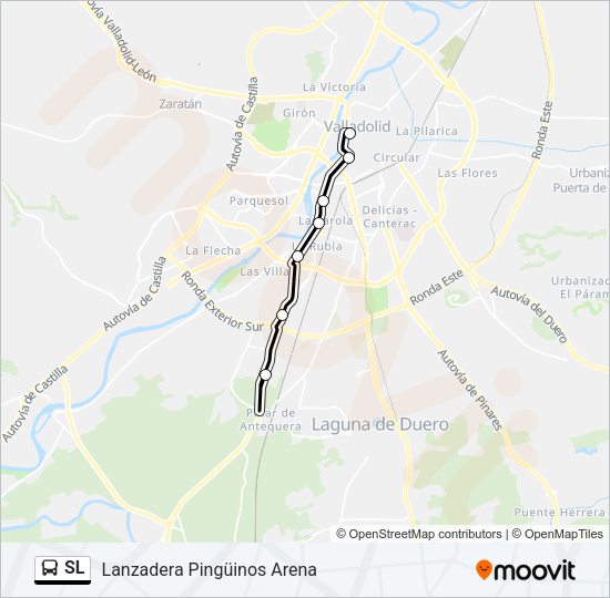 SL Bus Line Map