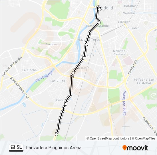 SL Bus Line Map