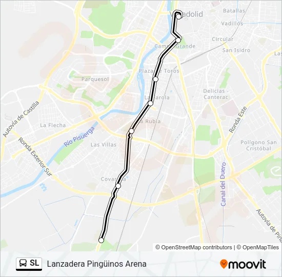 SL Bus Line Map