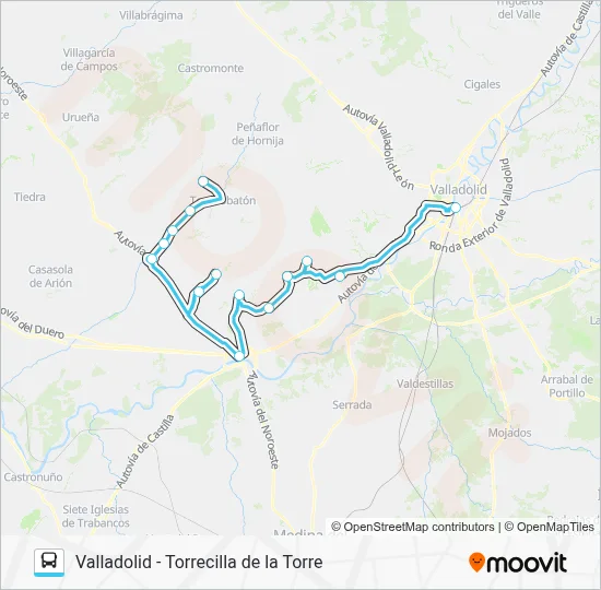 VACL-027 Bus Line Map