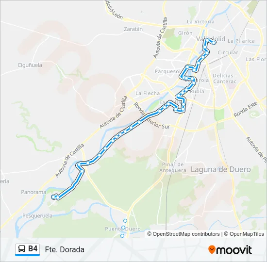 B4 Bus Line Map