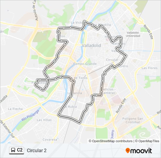 C2 bus Line Map