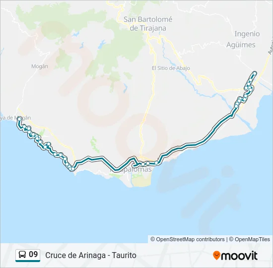 09 Bus Line Map