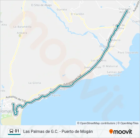 01 Bus Line Map