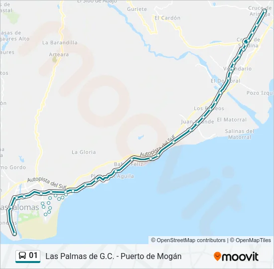 01 Bus Line Map