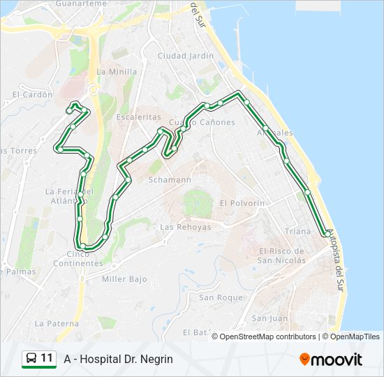 Mapa de 11 de 