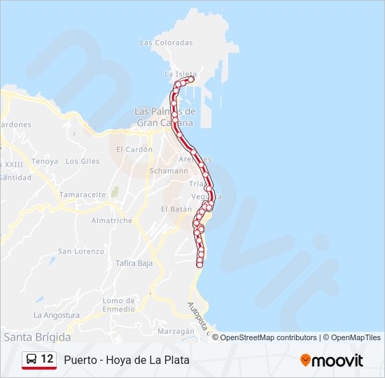 Mapa de 12 de 