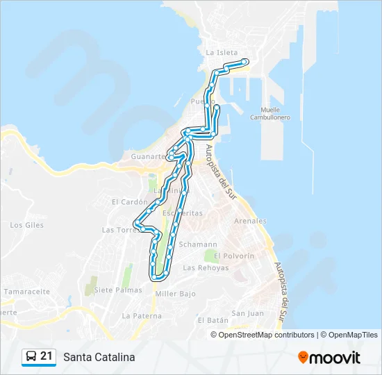 21  Line Map
