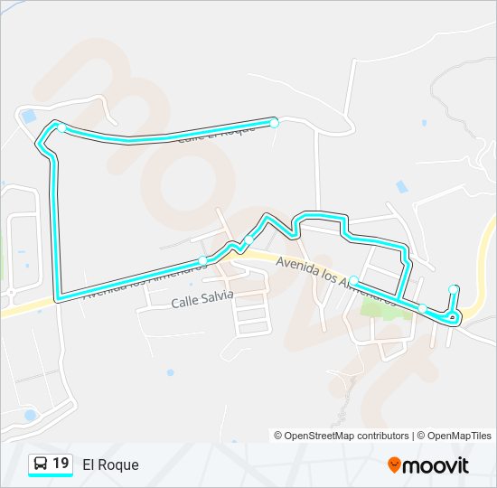 Mapa de 19 de 