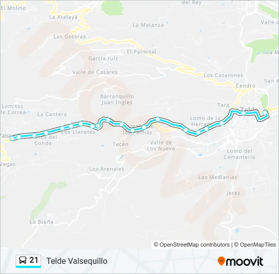 21  Line Map