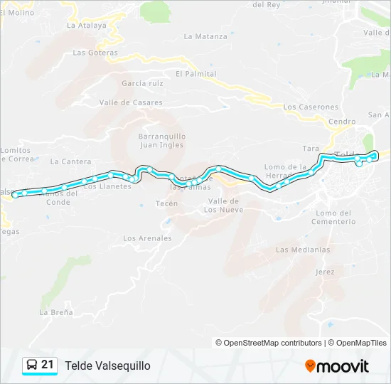 21  Line Map