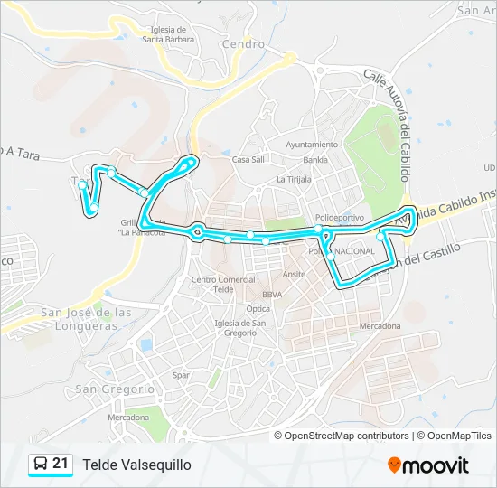 21  Line Map