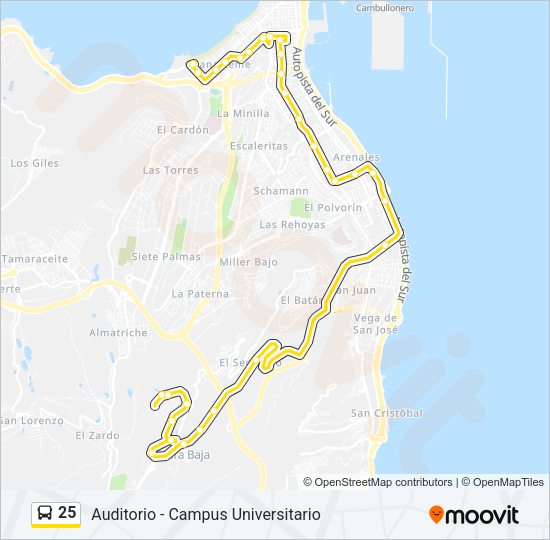 Mapa de 25 de 