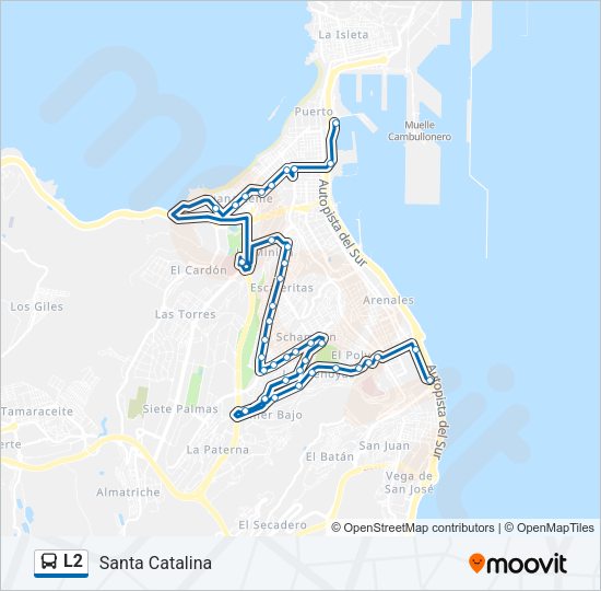 L2 Bus Line Map