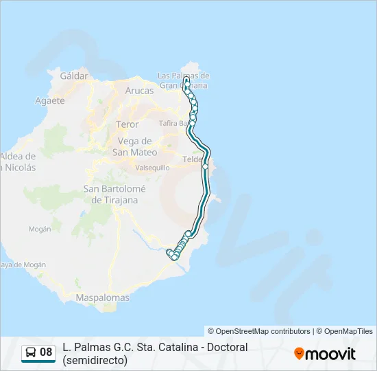 08 Bus Line Map