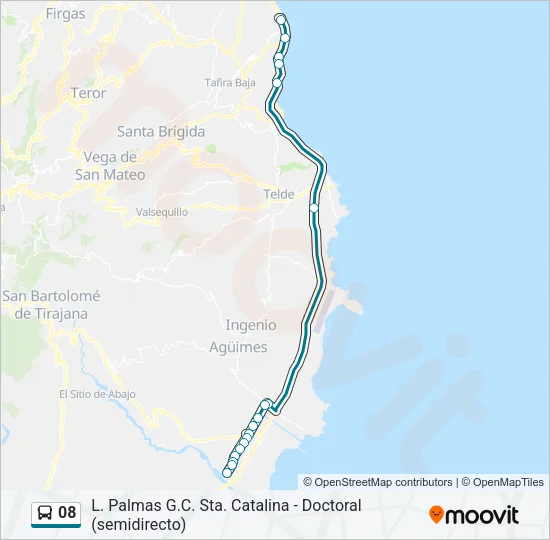 08 Bus Line Map