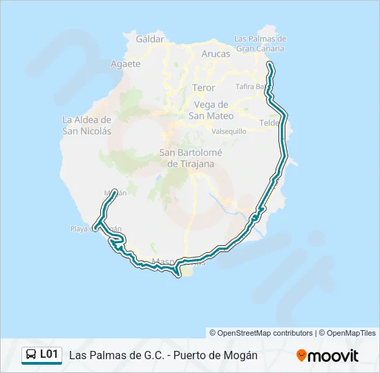 L01 Bus Line Map