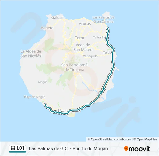 L01 Bus Line Map