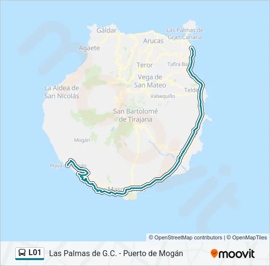L01 Bus Line Map