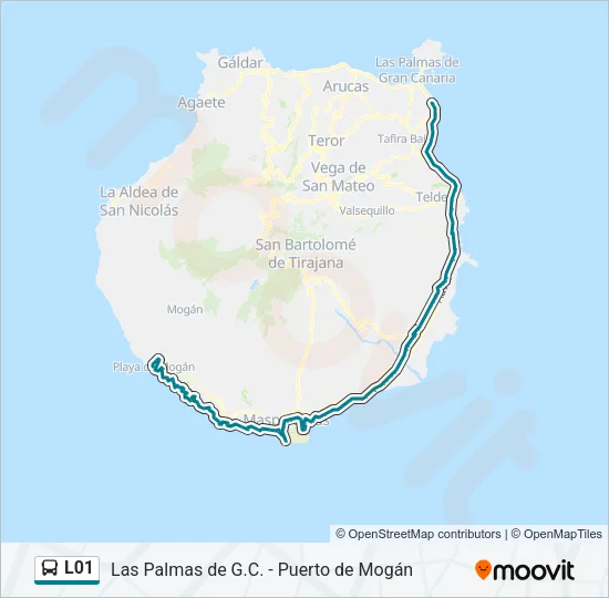 L01 Bus Line Map