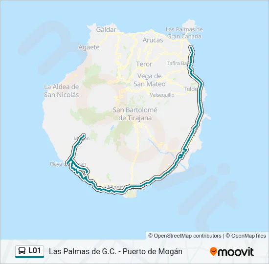 L01 Bus Line Map