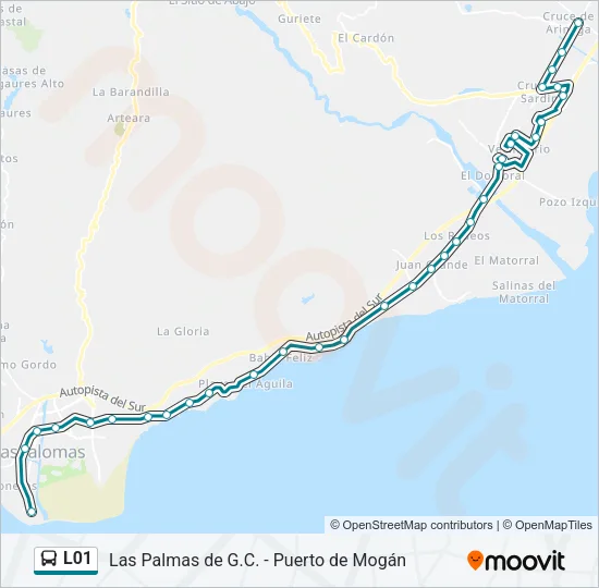 L01 Bus Line Map